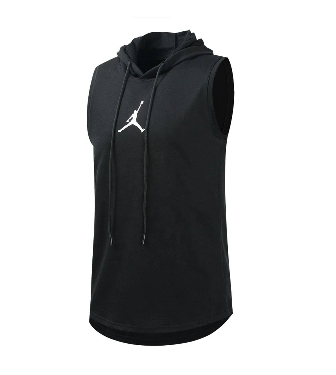 Jordan Black Sleevless Hoodie FlipGear